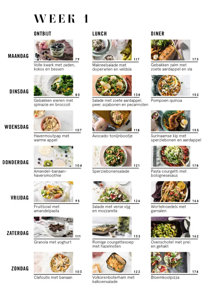 Healty heart - kookboek met weekmenu’s Healty heart - kookboek met weekmenu’s