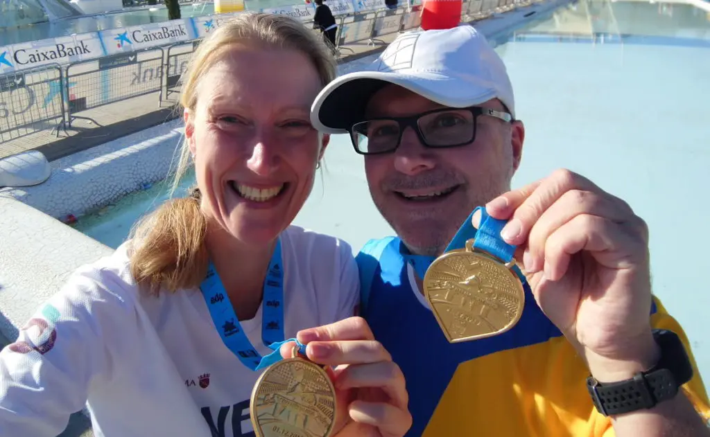 Marathon van Valencia met Sportrusten.