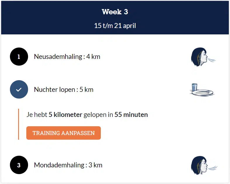 Sportrusten - 100 dagen Beginnersprogramma