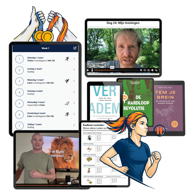 Productbundel: 100 dagen marathonprogramma + 28 dagen ademhalingsoefeningen