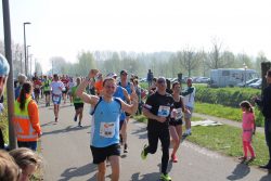 Eigenlijk heb ik in de trainingen niet meer dan 12 km gelopen en toch een pr gelopen.