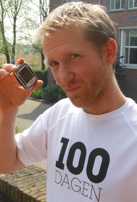 Koen de Jong met GPS